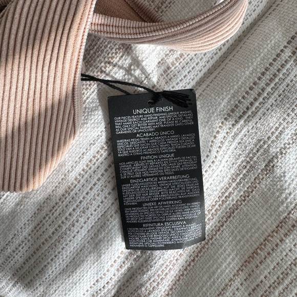 NWT Forever 21 tan ribbed bodysuit in small/medium - Picture 7 of 8